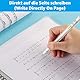 Oungy 2 Stück Notenmappe A4 30 Fächer/60 Seiten, Chormappe Schwarz für Sänger, Kunststoff Notenmappe für Notenblätter A4, Notiz Ohne Entnahme Möglich, Notenmappen für Musikpartitur,File, Papier, Akten