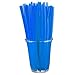 1 X Drinking Straws - BLUE (Box of 250) by "Barproducts.com, Inc."
