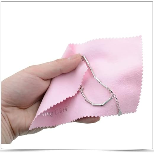 Microfiber Jewellery Polishing Cloth 100 Pcs