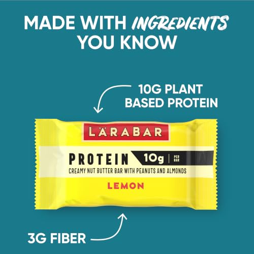Larabar Lemon Protein Bars, Peanuts & Almonds, 5 ct, 7.95 oz - image 5