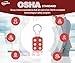 Gugxiom 10PCS Lock Out Tag Out Hasp, 6 Hole Design Padlock Hasp for Lockout Station, Safety Hasp Lock, Up to 6 Workers, for Industrial Chemical