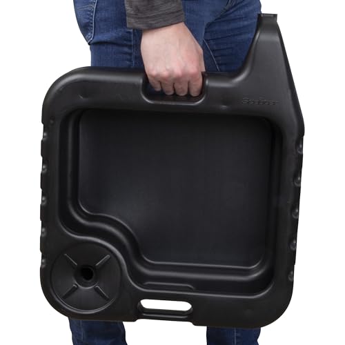 Kit de bandeja de drenaje de aceite de 15.5 cuartos y embudo para tu garaje doméstico 4