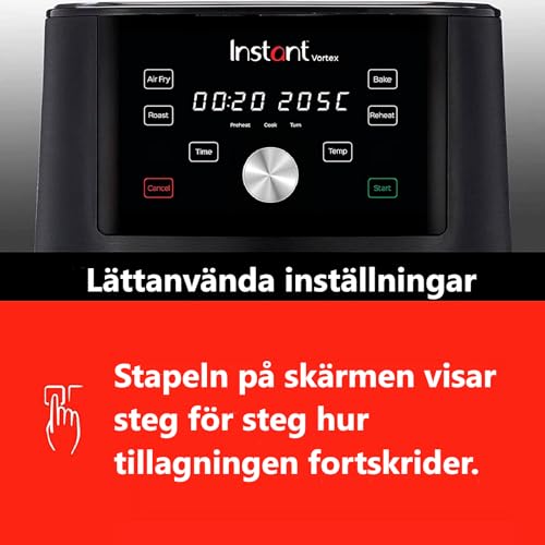 Instant Brands Vortex 6 Plus 4-i-1 Luftfritös 1700W, 3.7L