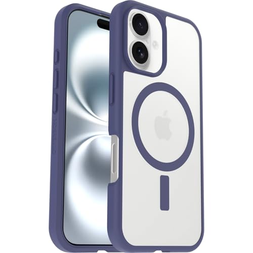 Image of OtterBox iPhone 16 React Series Case - Denver Dusk Purple - Ultra-Thin, Stylish Minimalist iPhone Case, MagSafe Compatible