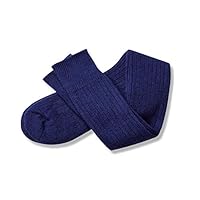 The Cambridge Sock Company Alpaca Socks Men Women Luxurious Comfortable Soft Warm Knee-length Welly Festival Walking Outdoor Pursuits Country Socks - Oxford Blue - Small