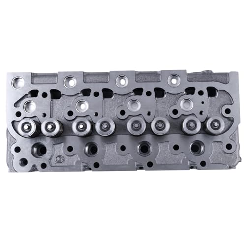 Image of ZTUOAMUA Complete Cylinder Head 15422-03040 with Full Gasket Set 19223-99353 for Kubota V1702 Komatsu 4D82 Engine KH90 Excavator L2852 L355SS Tractor Bobcat 733 743 1600 Wheel Loader