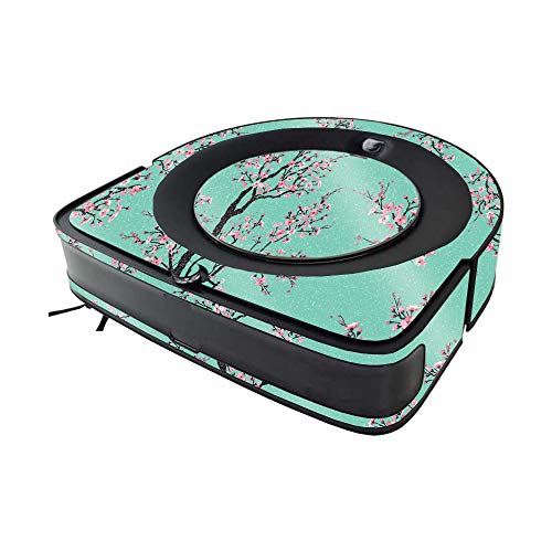 Image of MightySkins Glossy Glitter Skin Compatible with iRobot Roomba s9 Vacuum - Cherry Blossom Tree | High-Gloss Glitter Finish | Easy to Apply & Change Style | Made in The USA