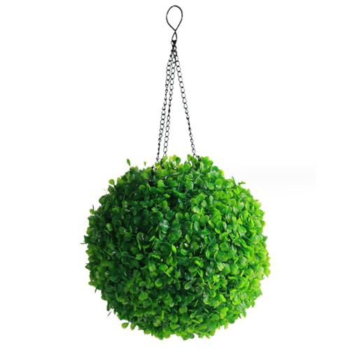 Bolas topiarias con luces solares para decorar exteriores sin regar ni cablear 2