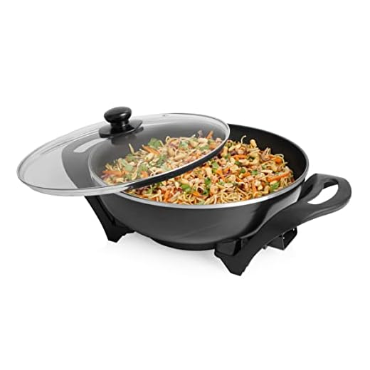 Tristar Wok Elettrica, 4.5 Litri, 1500 Watt, massima di 240 ⁰C, PZ-9130