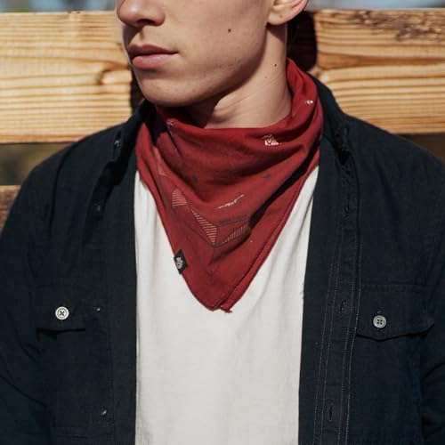 Image of WHTE MOSS Bandana - 100% Cotton Extra Soft Scarf Handkerchief for Men & Women