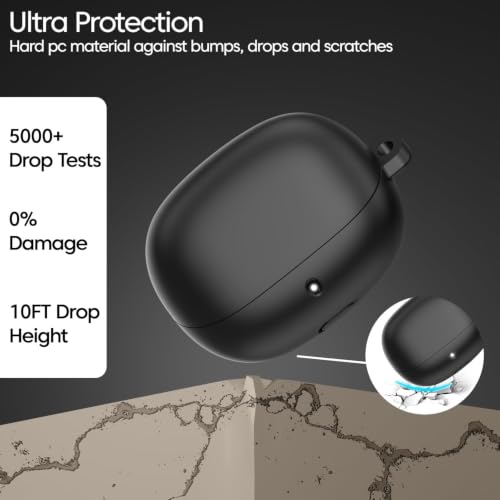 Sounce Store Sounce Silicone Case for Boat Airdopes 311 Pro Black - Image 5