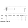 EXA Form 860i 30.9mm/31.6mm Dropper Post with Adjustable Suspension, 100mm/125mm/150mm Travel Seat Post with Lever Kit