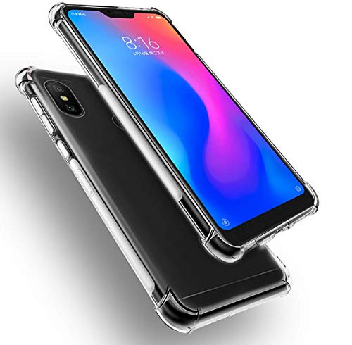 Capa Antishock Anti-Queda + Película Gel Xiaomi Mi A2 / Mi 6X - Case Borda Reforçada
