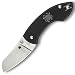 Spyderco PINGO Slip It Plain Edge Knife, Black