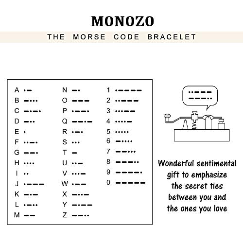 Morse Code Bracelets For Women, S925 Sterling Silver Beads Inspirational Morse Code Strand Bracelets Unique Gift Girls Jewelry Funny Birthday Gifts Best Friend Bracelet For Women Friendship Graduation #TOP5