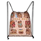 Acunny Mochila con cordón, impermeable con cordón, mochila deportiva - para niños, mujeres, hombres, gimnasio, entrenamiento, escuela, viajes, senderismo, a, Siehe Beschreibung