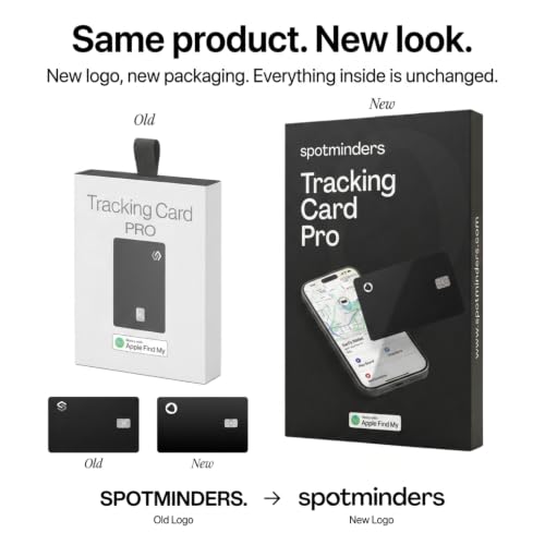 SPOTMINDERS Apple MFi Certified Credit Card Wallet Tracker PRO 4-Pack (iOS Only) Works with Apple Find My Rechargeable Tracking Card for Wallet IP68 0.07in Slim iPhone Item Finder for Luggage or Purse - Image 5