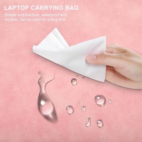Bolso para portátil de 15.6 pulgadas rosa para mujer miniatura 5
