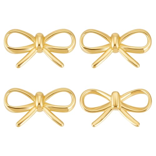 BENECREAT 925�X�^�[�����O�V���o�[�{�E�r�[�Y�A6.8x12x3mm ���傤���ь^�r�[�Y �u���X���b�g �l�b�N���X �C�������O �W���G���[����p �S�[���h 4��