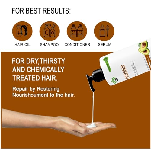 Image of GIR Avocado Conditioner - Luxuriously Gentle Cleansing & Smoothing Hair Conditioner for Women & Men (500 Ml)