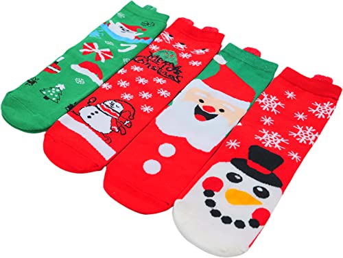 Image of ToBeInStyle Women's Pack of 6 or 12 Fashion Printed Crew Socks