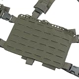 Chest Rig Split Vest Quick Release MOLLE System Fit for Mag Pouch Radio GP Bag
