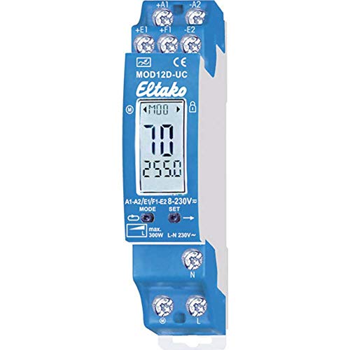 Preisvergleich Produktbild Eltako Digital Einstellbarer Motordimmer, 1 Stück, MOD12D-UC