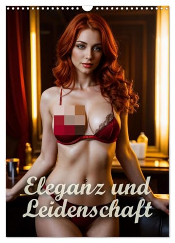 Eleganz und Leidenschaft (Wandkalender 2026 DIN A3 hoch), CALVENDO Monatskalender: KI-generierte Darstellungen von Frauen in heißen Outfits
