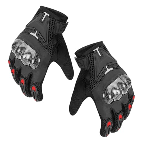 Gants de moto homme pour éviter les vibrations et le glissement avec index tactile