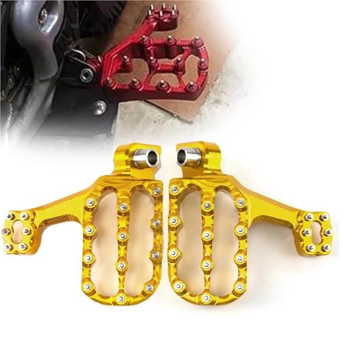 Pédales tout-terrain en aluminium CNC pour repose-pieds moto de motocross durable