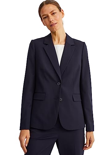 C&A Damen Blazer Polyester|Stretch|Viskose Regular Fit dunkelblau 50