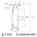 Ram Mounts Drill-Down Double Ball Mount for Humminbird Helix 5 RAM-202-153-202U with Medium Arm