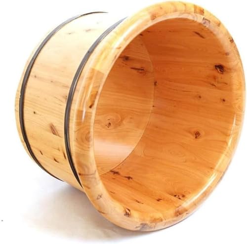 Balde para spa de pies de madera 33.5x28.5x20 cm miniatura 4