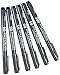PETER PAUPER PRESS Studio Series Micro-Line Pigment Ink Pen Set (Set of 6)