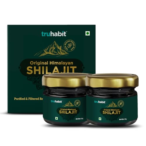 Image of TruHabit Original Himalayan Shilajit Resin | Purified & Filtered Natural Shilajit with Trace Minerals | Premium Ayurvedic Resin for Daily Wellness | 20g Each (Pack of 2)