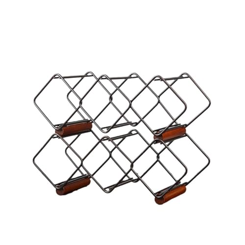 Soporte para botellas de vino 3 compartimentos 43 cm miniatura 1