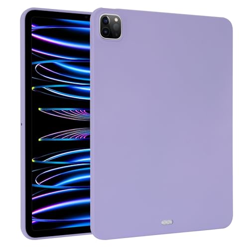 Coque silicone iPad Air 11 2024 violet protection rigide souple