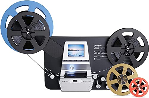 eyesen Super 8 Film Scanner, Converts Film in Digitales Video(3', 5', 7' und 9' Super 8/8 mm Film...