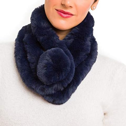 MELIFLUOS Faux Fur Collar Scarf Cover