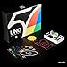 Mattel Games UNO Premium 50th Anniversary Edition Matching Card Game Featuring Commemorative Coin & 112 Cards, Game Night, Kids & Collectors Gift Ages 7 Years & Older.