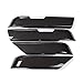 ShiShi 4pcs Fibre de Carbone Abdos Couverture de décoration de la Porte intérieure en Plastique Timbre de décoration Fit pour Landrover Gamme Rover Sport RR Sport 2014-19 pièce de Rechange