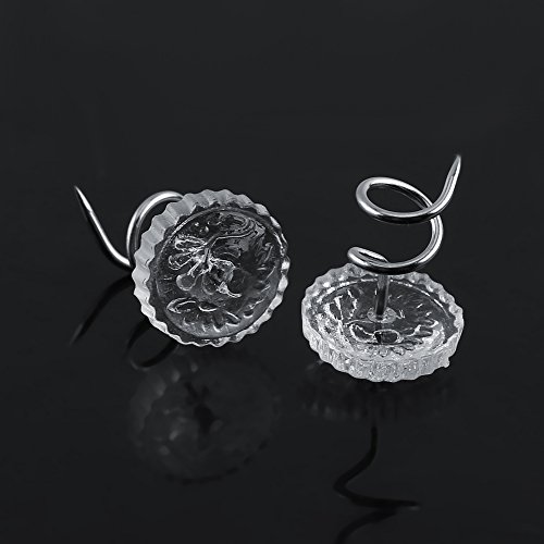 30/50 Stücke Polster Fixed Pins Twist Pins Klarköpfe Twist Pins für Polster Schonbezüge und Fußleisten Nähen Couch Stuhl Sofa Himmel Reparatur (50pcs)