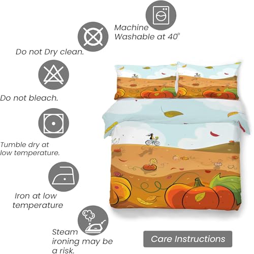 Housse de couette 200x200 microfibre douce thermique avec zip rapide - 7