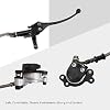 GOOFIT Front Disc Brake Master Cylinder Replacement for 2 Stroke 43cc 47cc 49cc FS529 X1 X2 R1 Mini Pocket Bike Dirt Bike Mini Chopper Scooter