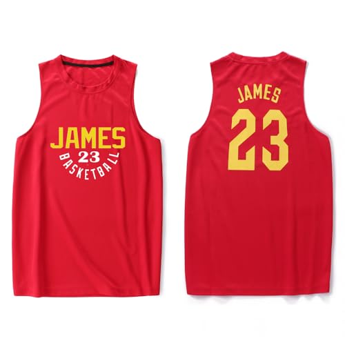 Camiseta de baloncesto 23 ligera sin mangas que evita el sudor al entrenar