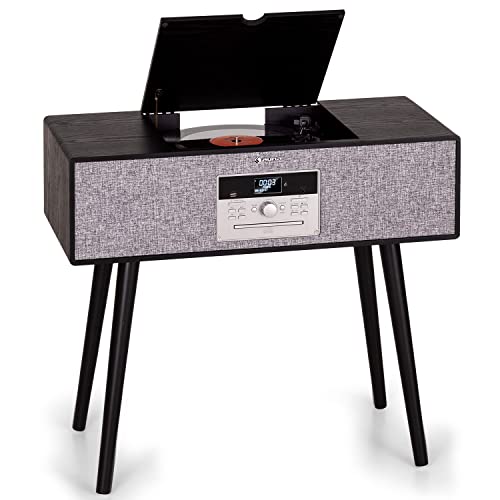 Auna Platine Vinyle Bluetooth, Tourne Disque Vinyle CD & USB avec Haut Parleur, Tourne-disques Audio Vinyle 33 Tours… - Les Beatles, Paul McCartney, John Lennon, RIngo Starr, George Harrison Auna Platine Vinyle Bluetooth, Tourne Disque Vinyle CD & USB avec Haut Parleur, Tourne-disques Audio Vinyle 33 Tours…