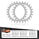 CLIUNT Edelstahl Mähroboter Spikes für Modell Worx S/M, Edelstahlschrauben Spikes, mit 12x Edelstahl Schrauben, für Mähroboter Rasenmäher (205mm, 2pcs)