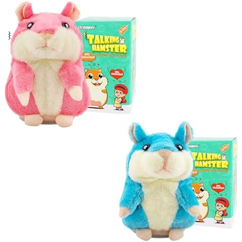 Qrooper Baby Toys Talking Hamster Repeats What You Said Toddler Toy Baby Girls Toys Cover