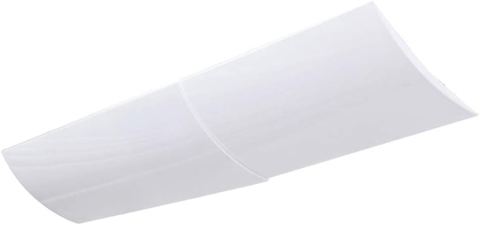 Retractable Air Conditioner Deflector, Home Adjustable Anti Direct Blowing Windshield, Wind Direction Telescopic Air-con Deflectors for Office - White