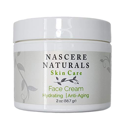 Natural Face Moisturizer and Anti Aging Face Cream with Hyaluronic Acid. Day and Night Cream for Women and Men. Made in the USA. 2 Oz.